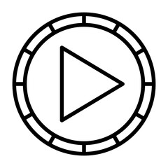 Sticker - Play Button Icon