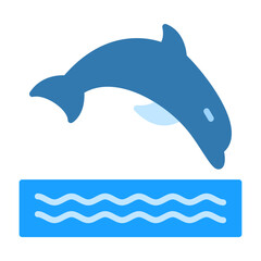 Sticker - Dolphin Icon