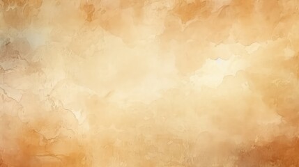 Wall Mural - Orange and beige watercolor abstract background