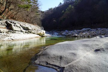 Canvas Print - Winter in the Yongdae-ri Valley