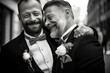 Celebrating Love Joyful Wedding Day For Gay Couple