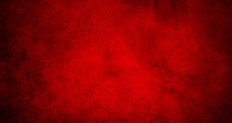 Sticker - Abstract red grunge decorative. Red stucco wall background