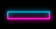 Neon Lower Third abstract illustration in cool color in high resolution. Neon Lower Third for a title, TV news, and news channels. Easy to use.