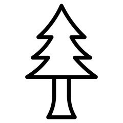 Sticker - pine tree line