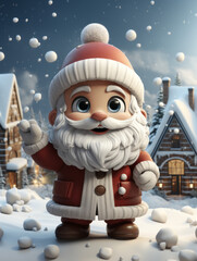 cartoon santa claus 