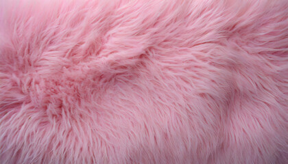 pink fur texture top view