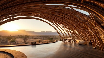 In the heart of the desert and Architecture