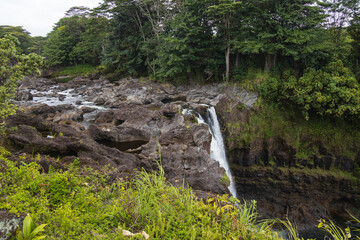 Wall Mural - Rainbow Falls, waterfall in Hilo Hawai'i