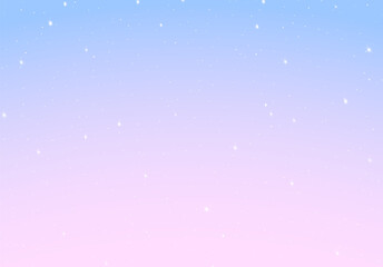 Aufkleber - Stars in the sky on the sunrise or sundown. Abstract background with colorful dawn and stars.