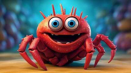 Flubster cartoon lobster Ai Generative