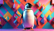 Dettagli Plumati: Il Pinguino Cartone in Tutta la sua Gloria 4K