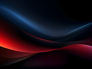 Wall Mural - abstract technology futuristic glowing curved line on dark blue background, abstract flow gradient b