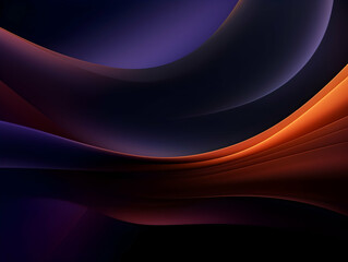 Wall Mural - abstract technology futuristic glowing curved line on dark blue background, abstract flow gradient b