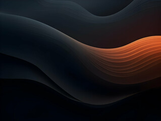 Wall Mural - abstract technology futuristic glowing curved line on dark blue background, abstract flow gradient b