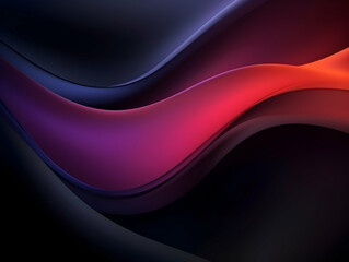 Wall Mural - abstract technology futuristic glowing curved line on dark blue background, abstract flow gradient b
