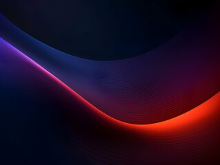 Wall Mural - abstract technology futuristic glowing curved line on dark blue background, abstract flow gradient b