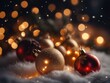 photorealistic Christmas bauble illustration. Christmas decorations