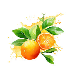 fruit juice color orange