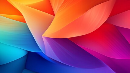 Wall Mural - Abstract background with dynamic multicolored shapes and designs