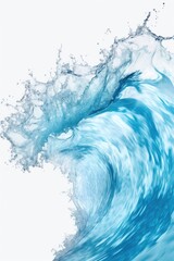Poster - A powerful and majestic wave crashes into the ocean, creating a stunning display of nature's force. Perfect for capturing the beauty and intensity of the sea.