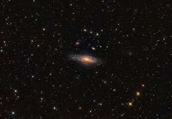 Wall Mural - ngc 7331 galaxy in the andromeda constellation, taken with my telescope.