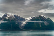 Valley formed by glacial melt in Alaska - panorama