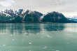 Mountain in Alaska and a glacial valley at Enchantment Bay