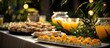 In City, during a beautiful tropical celebration, the guests enjoyed a variety of exquisite, handmade dishes; from appetizers to desserts, every cuisine explored the luscious flavors of orange, yellow