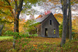 Abandoned House Near Stowe VT In Autumn