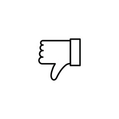 Poster - Dislike icon, unlike sign vector
