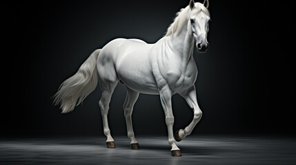 Sticker - black horse HD 8K wallpaper Stock Photographic Image 