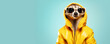 Fashionable funky meerkat in sunglasses