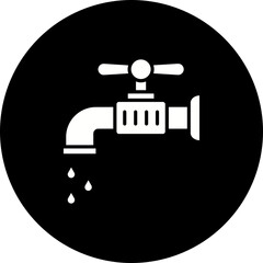 Wall Mural - Water Tap Icon