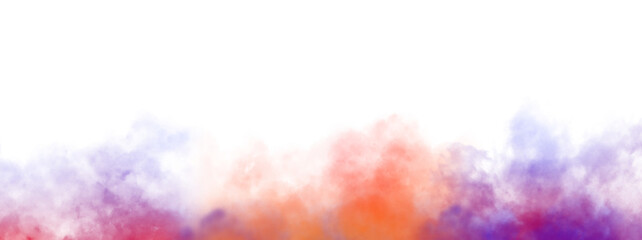 Wall Mural - gradient color smoke transparent background. realistic fog or mist texture isolated on background. v