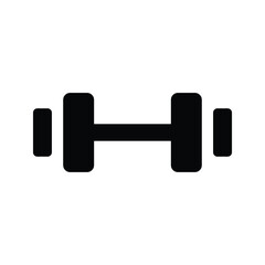 Poster - Dumbbell vector icon