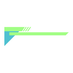 geometric header element