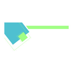 Wall Mural - Geometric Header Element