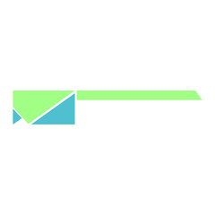 geometric header element