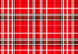 Seamless Plaid pattern square red xmas