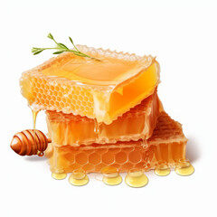 Wall Mural - The Beauty of Honey and Honeycomb