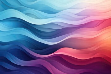 Wall Mural - an abstract background image exhibits a visually captivating wave with a seamless color gradient, fo