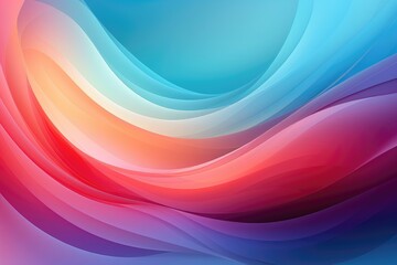 Wall Mural - an abstract background image showcases dynamic waves with a smoothly transitioning color gradient, c