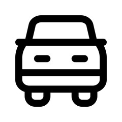 Wall Mural - car line icon