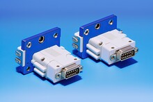 White DVI cable video monitor connectors blue background wire plug electronic technology digital connection equipment communication computer datum port connect network connector pin cord industry