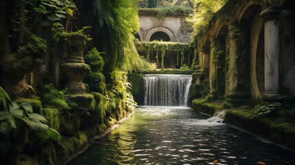 old cave in the forest