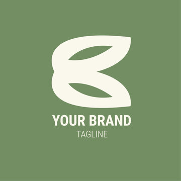 Illustration vector design of alphabet letter B logo