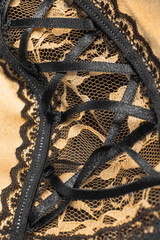 Canvas Print - Lingerie details closeup