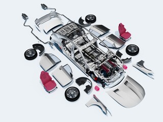 Poster - Details of the car