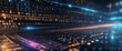 © HumblePride - An abstract digital background with binary code and AI algorithms running in the background