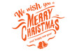 Digital png text of christmas and new year's wishes on transparent background
